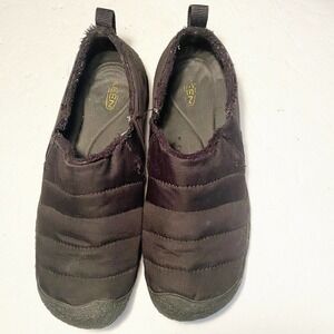Keen Cush Howser Quilted Fleece Lined Slip On Shoes Comfort Black Size 8.5